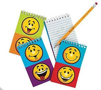 Smiley Face Spiral Notebook |1 ct - Zurchers
