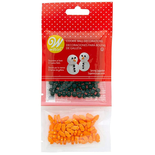 Snowman Cookie Ball Baking Sprinkle Decorations .7oz | 1 ct - Zurchers