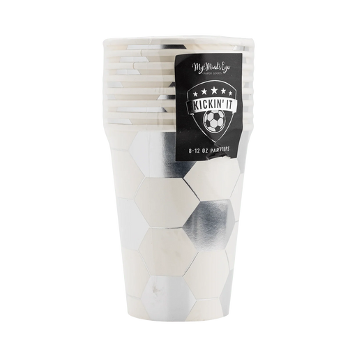 Soccer Paper Cups 12 oz. | 8 ct - Zurchers