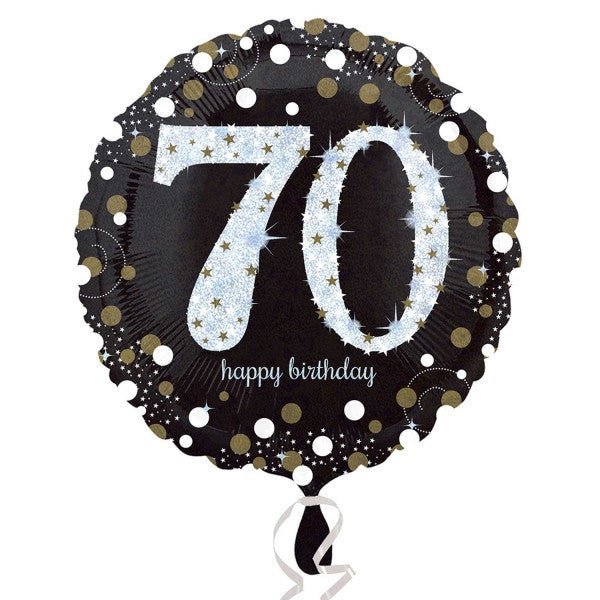 Sparkling 70 Mylar Balloon, 18'' | 1ct - Zurchers