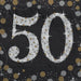 Sparkling Celebration "50" Beverage Napkins | 16 ct - Zurchers