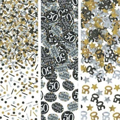 Sparkling Celebration 50th Birthday Confetti, 1.2 oz. | 1 ct - Zurchers