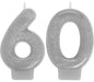 Sparkling Celebration 60th Birthday Candle, 3'' | 1 ct - Zurchers