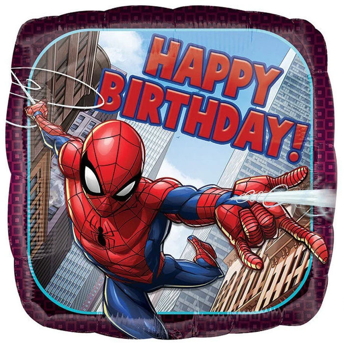 Spider - Man Happy Birthday Mylar Balloon, 18'' | 1ct - Zurchers