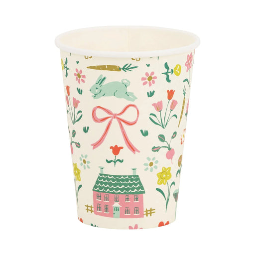 Springtime Cottage Party Cups 12 oz. | 8 ct - Zurchers