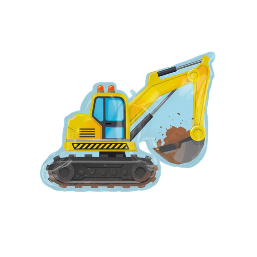 Construction Excavator Supershape Mylar Balloon 28"x26" | 1ct - Zurchers