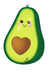Food Friends Avocado Supershape Mylar Balloon 17"x24" | 1ct - Zurchers