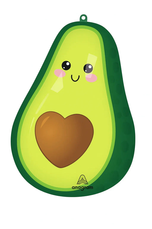 Food Friends Avocado Supershape Mylar Balloon 17"x24" | 1ct - Zurchers