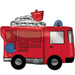 Fire Truck Supershape Balloon 26"x22" | 1ct - Zurchers