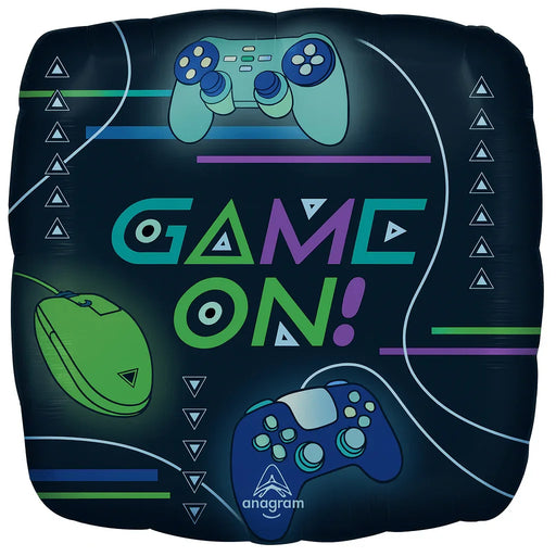 Game On Supershape Mylar Balloon 20"x20" | 1ct - Zurchers