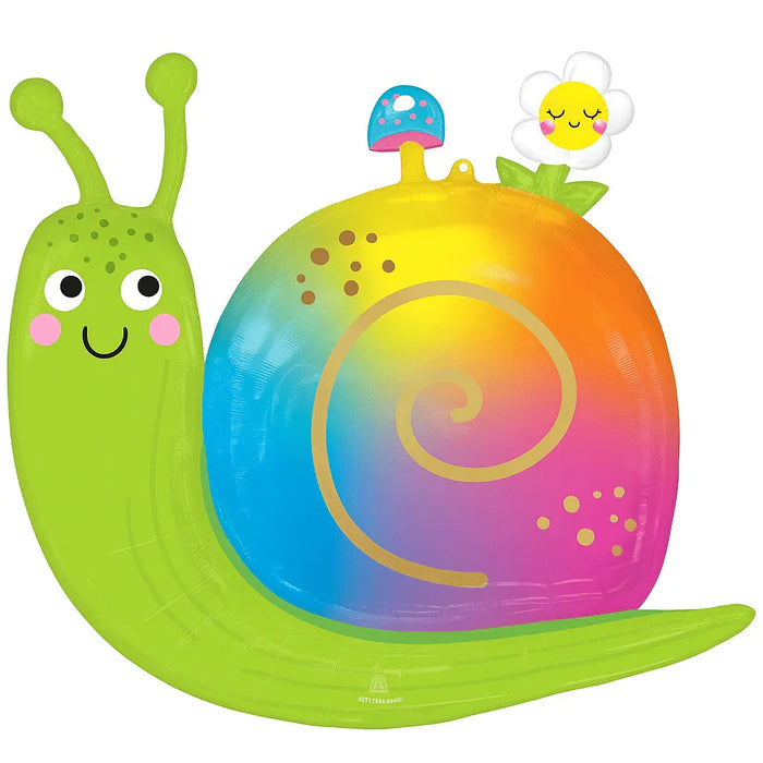 Happy Snail Supershape Mylar 27" | 1ct - Zurchers
