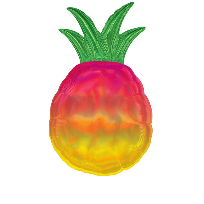 Iridescent Pineapple Supershape Mylar 31" | 1ct - Zurchers