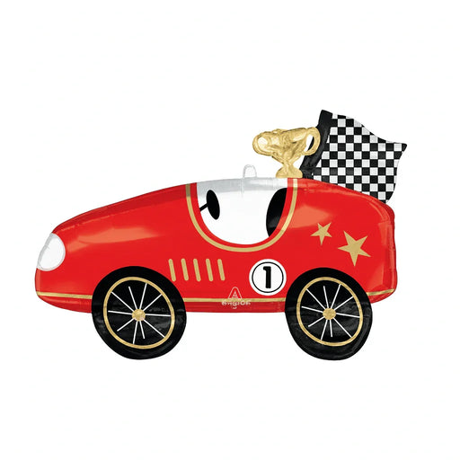Race Car Supershape Mylar Balloon 31"x20" | 1ct - Zurchers