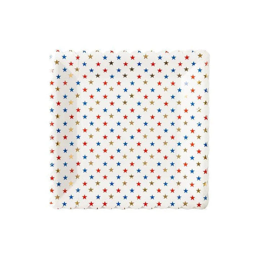 Square Star Scallop Paper Plate 9" | 8 ct - Zurchers