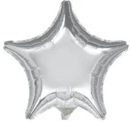 Silver Star Mylar Balloon 18" | 1 ct - Zurchers