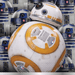 16ct Lunch Napkins : Close-up of BB-8 with R2-D2 from Star Wars as the patterned background 