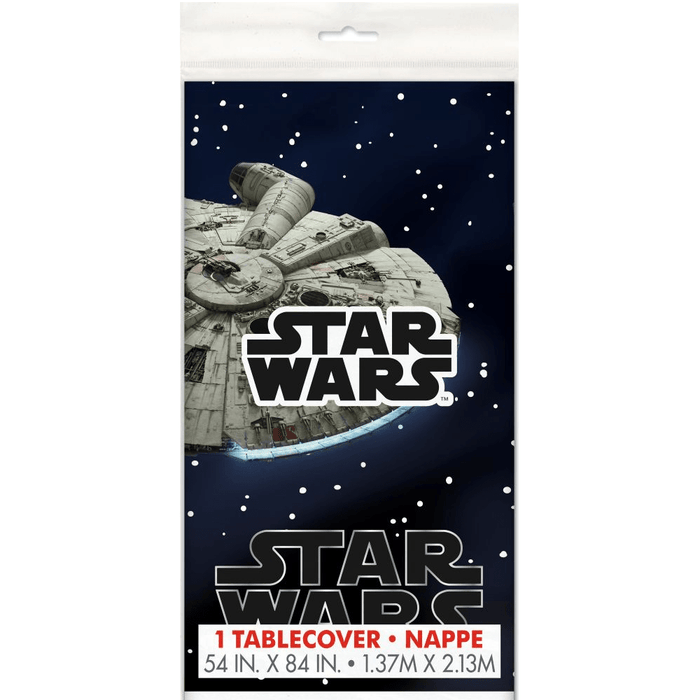 Star Wars tablecover packaging with Millennium Falcon and 'Star Wars' logo.
