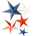 Stars And Stripes Decorative Hanging Stars | 5ct - Zurchers