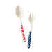 Stars And Stripes Salad Spoon And Fork Reusable Bamboo Serving - ware | 1 set - Zurchers