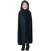 Children's Black Velvet Cape Costume Standard | 1ct