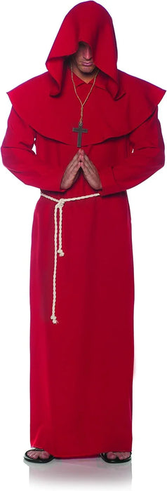 Red Monk Robe Costume Standard | 1ct - Zurchers