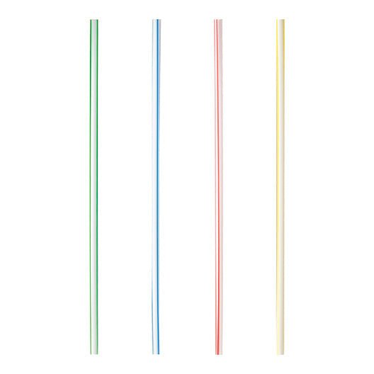 300ct 5in Straw Stirrer Assorted - Party Supplies