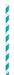 10ct Stripe Smthie Straw Assorted - Party Supplies
