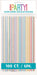 Straws Stripe 100ct - Party Supplies