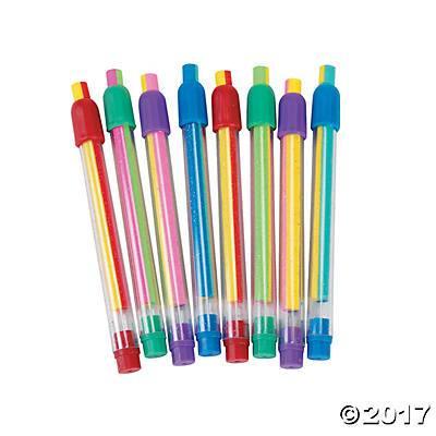 Striped Eraser Sticks | 12ct - Zurchers