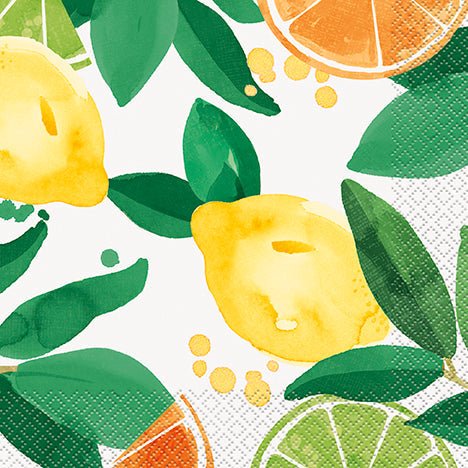 Lunch Napkins Summer Citrus - Party Supplies