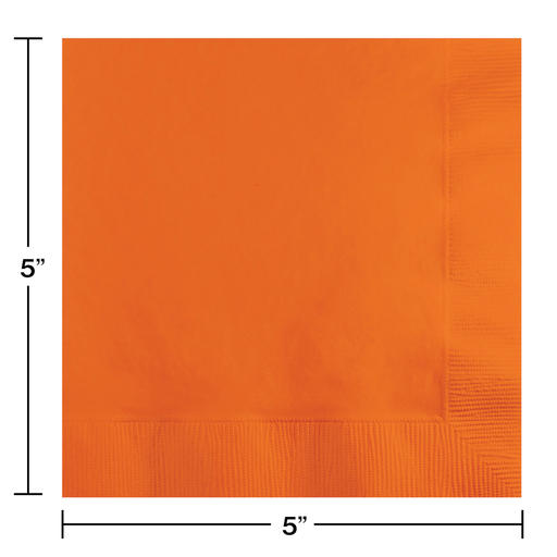 Sunkissed Orange Beverage Napkins | 50ct - Zurchers