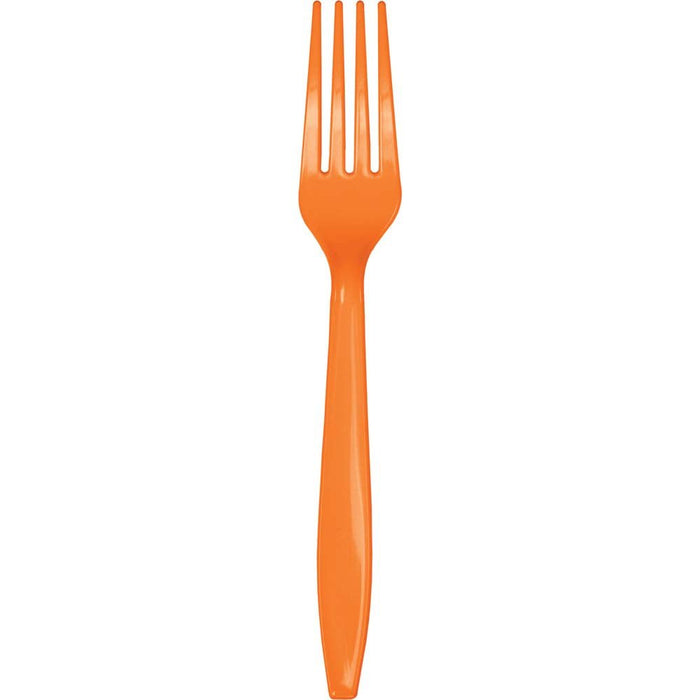 Fork Orange - Party Supplies