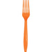 Fork Orange - Party Supplies