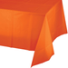 Sunkissed Orange Plastic Tablecover 54"x108X | 1ct - Zurchers