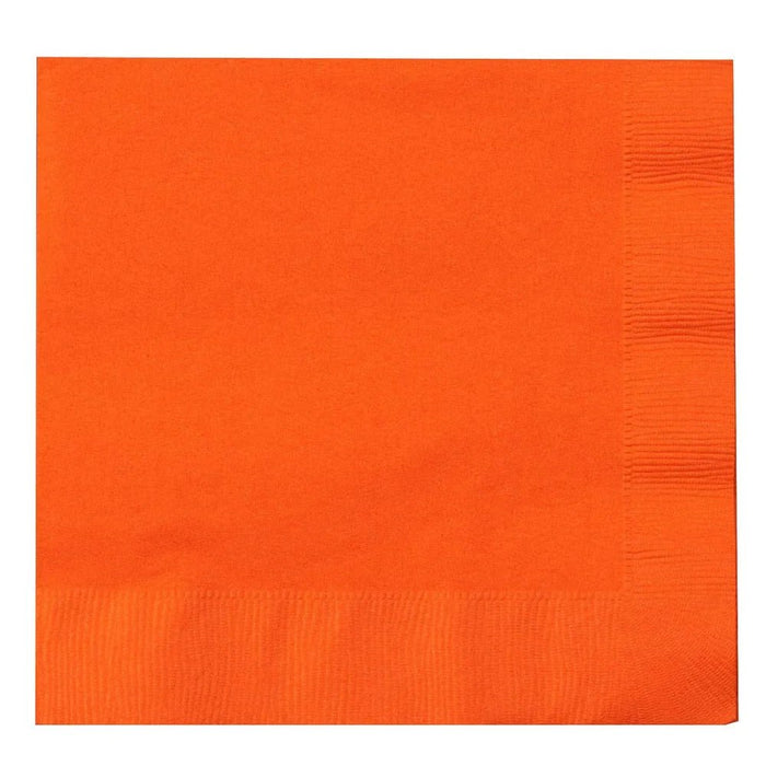 Sunkissed Orange Lunch Napkins | 50ct - Zurchers
