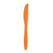 Sunkissed Orange Plastic Knives | 24ct - Zurchers