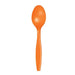 Sunkissed Orange Plastic Spoons | 24ct - Zurchers