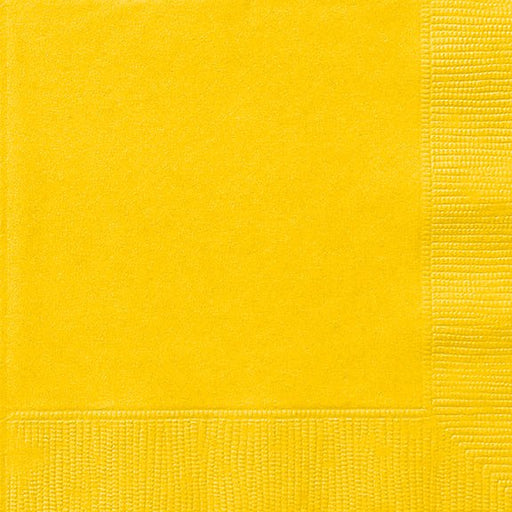 Sunshine Yellow Dinner Napkins | 40ct