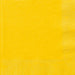 40ct Dinner Napkins Sunshine Yellow - Party Supplies