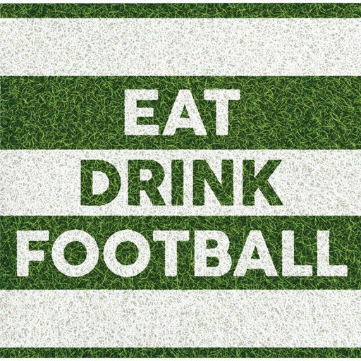 Eat Drink Football Beverage Napkins | 16ct - Zurchers