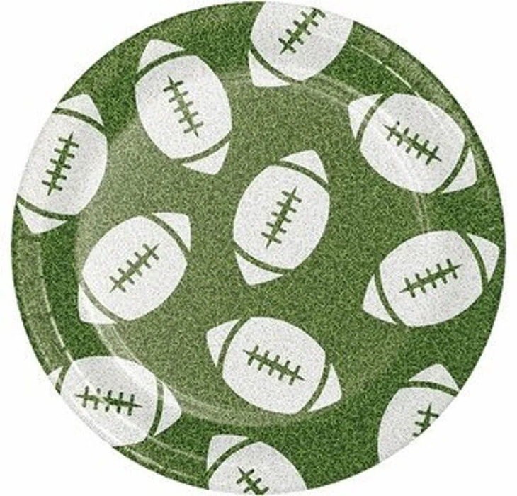 Football Toss Dessert Plates, 6.75in | 8ct - Zurchers