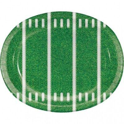 Football Field Oval Dinner Plates 12" | 8ct - Zurchers