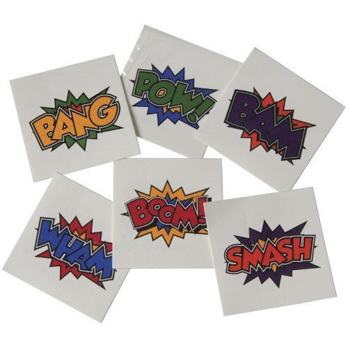 Superhero Temporary Tattoos | 144 ct - Zurchers