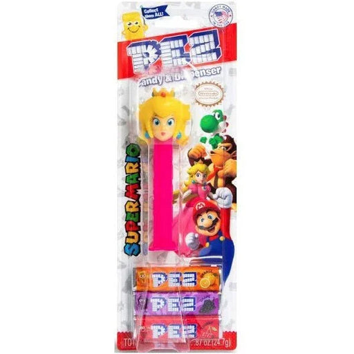 Mario Bros Princess Peach PEZ Dispenser 0.87oz | 1 ct - Zurchers
