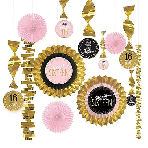Sweet Sixteen Hanging Decorating Kit | 1ct - Zurchers