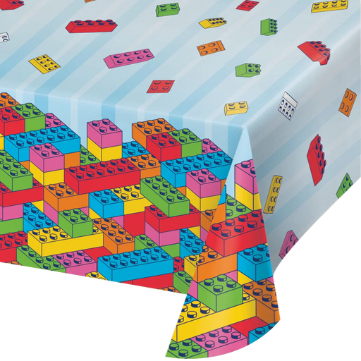 Block Bash Paper Tablecover 96"x54" | 1 ct - Zurchers