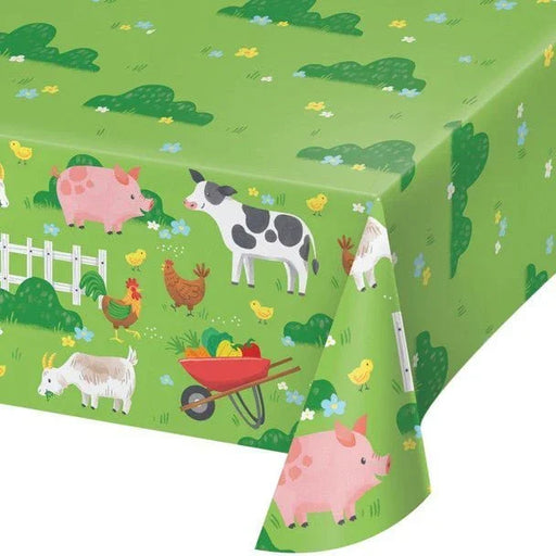 Farm Animals Paper Tablecloth 54" x 102" | 1 ct - Zurchers