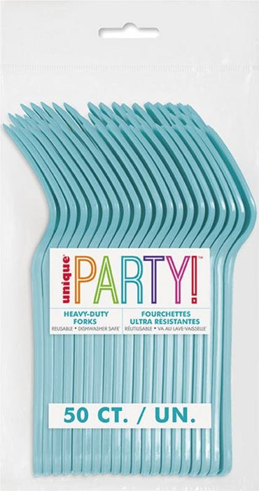 Teal Heavy - Duty Plastic | 50ct - Zurchers