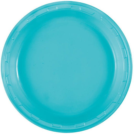 Teal Plastic Plate 10in | 50ct