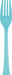 20ct Forks Teal Premium - Party Supplies